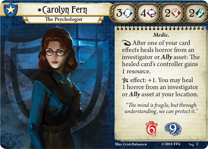 Carolyn Fern Investigator Card