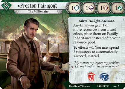 Preston Fairmont Investigator Card