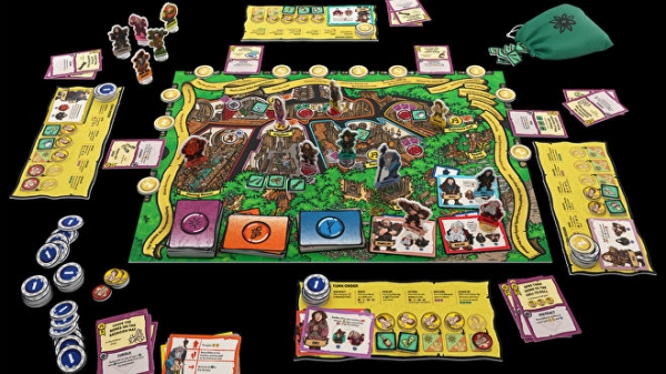 the hobbit an unexpected party board game layout