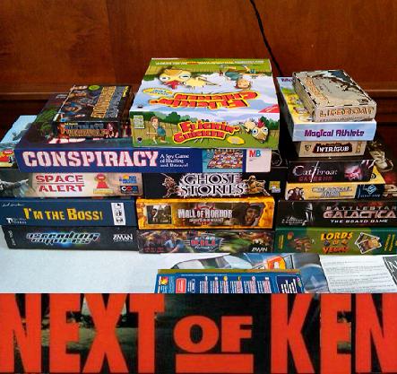 Next of Ken, Volume 26:  Asmodee's Lost at Sea adventure, and a Boardgaming Birthday Bash!