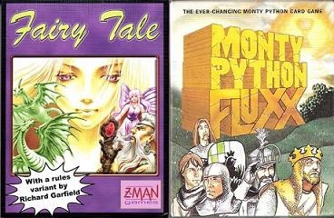 Trashie Two-Fer Reviews:  Monty Python Fluxx and Fairy Tale