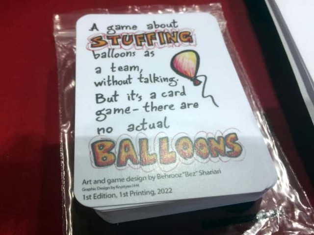 A Game About Stuffing Balloons as a Team, Without Talking. But It's a Card Game - There Are No Actual Balloons