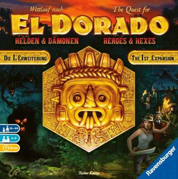 The Quest for El Dorado: Heroes and Hexes Expansion